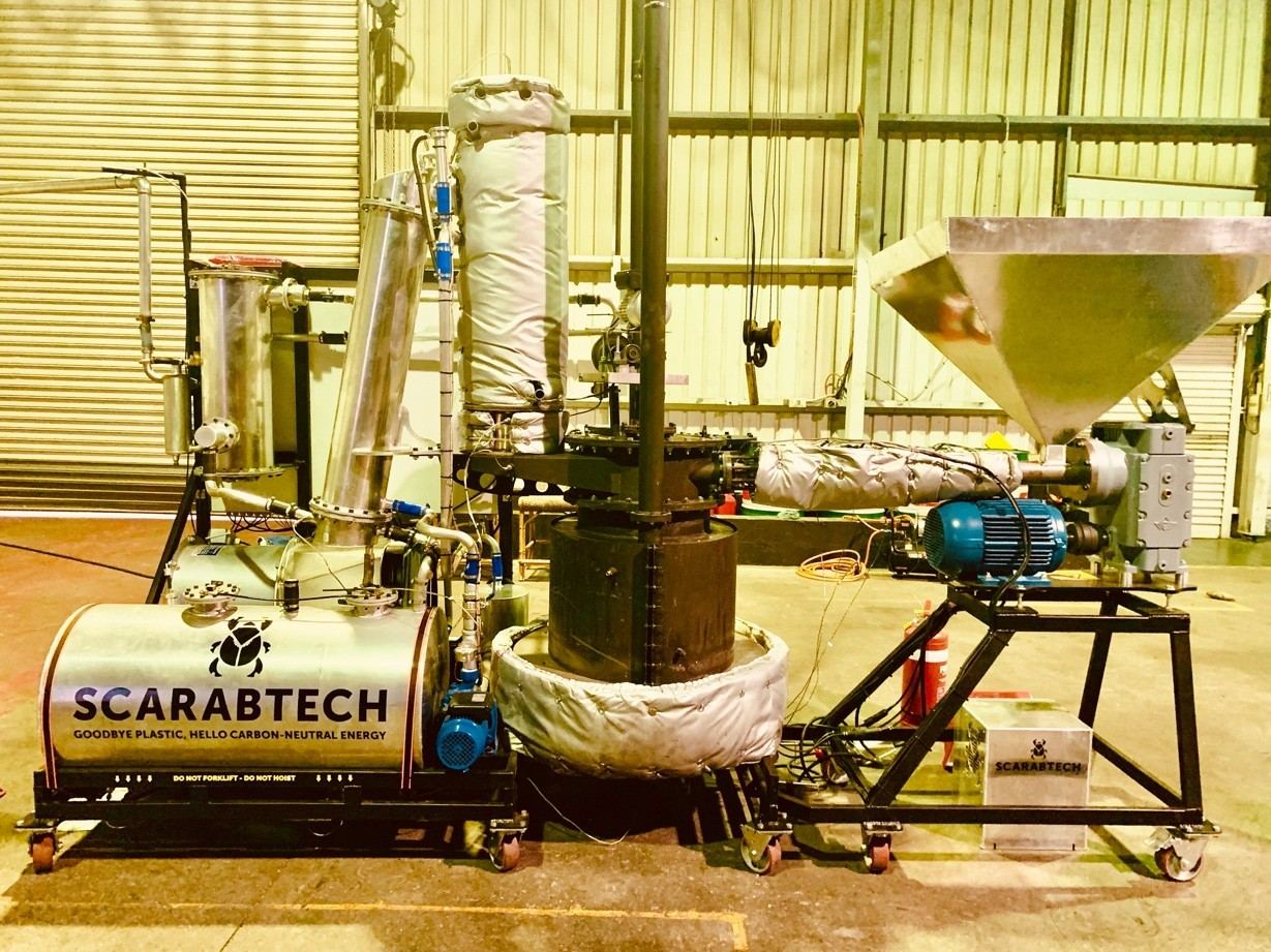 The PirateBeetle pyrolysis unit